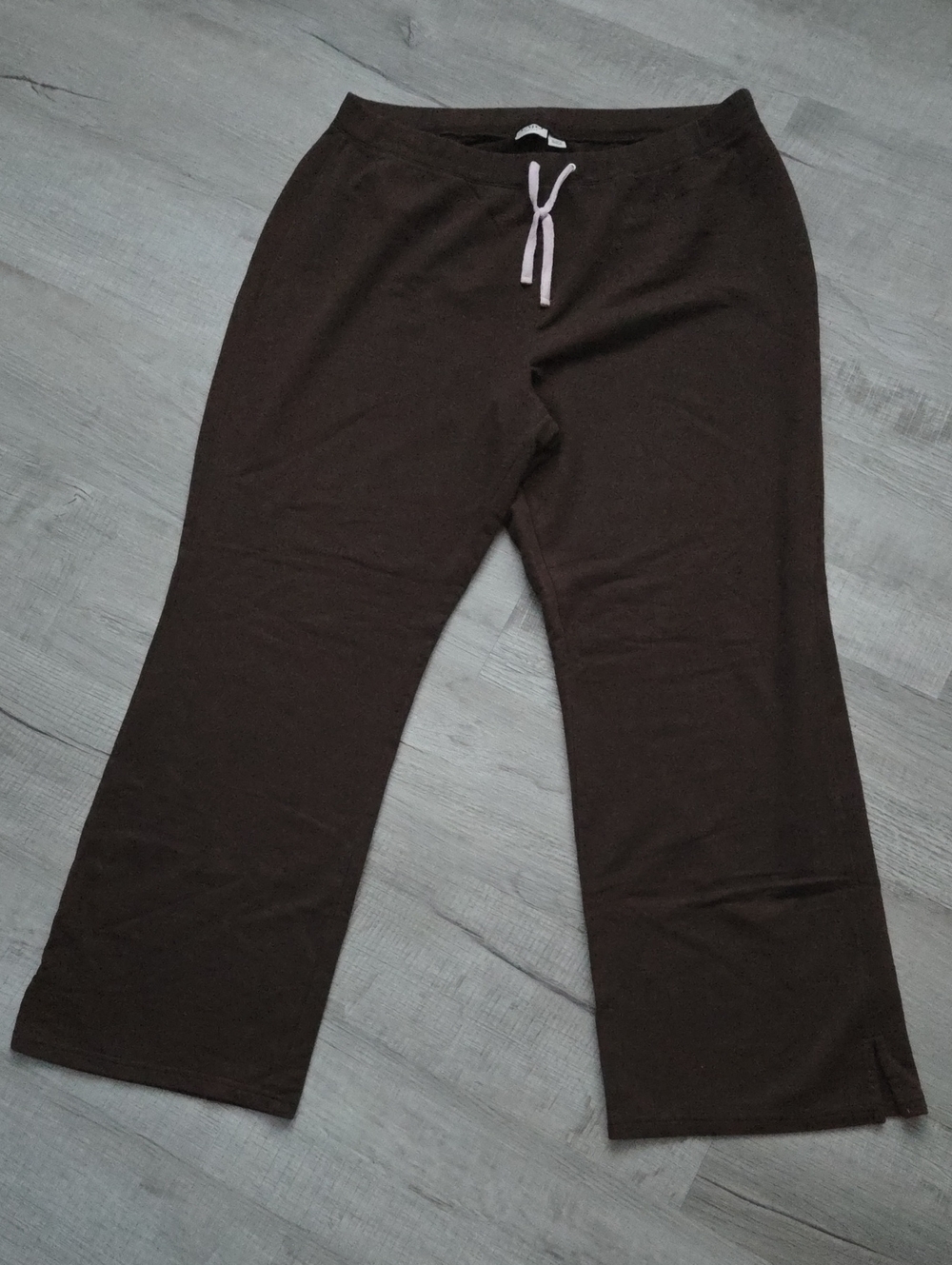Cato Brown Sweatpants with Light Pink Drawstring 18/20 W